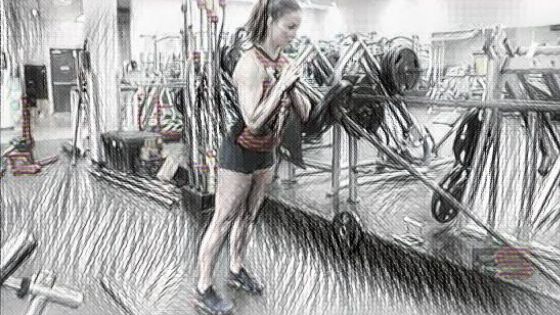  Landmine Calf Raises 